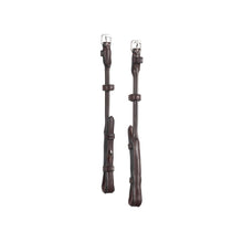  Equiline Set Of 2 Rounded Cheekpieces Brown - CP0002 - Cheek Pieces