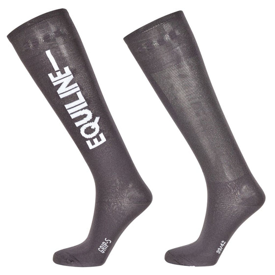 Equiline Unisex Long Socks Night Grey - Socks