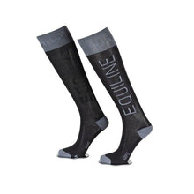  Equiline Unisex Socks Cassidy Black/Grey - Socks
