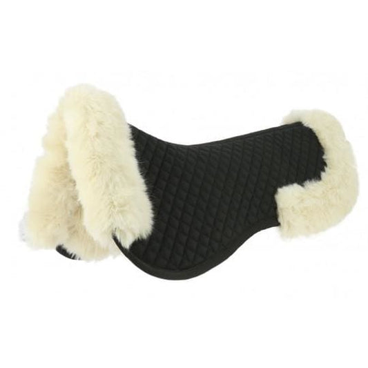 Boomerang Equestrian - Equitheme Half Back Pad Black/Natural