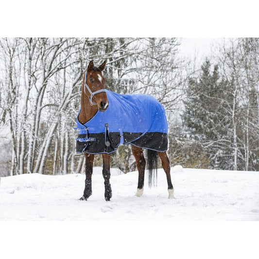 Boomerang Equestrian - Equitheme Tyrex 300 g Outdoor Rug Standard Neck Blue/Black