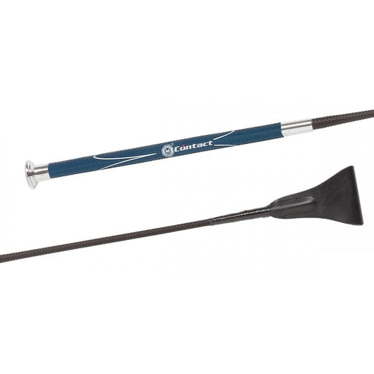 Boomerang Equestrian - Fleck Contact Jumping Whip Navy