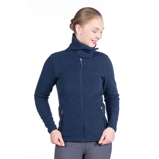Boomerang Equestrian - HKM Ladies Fleece Jacket Basil Deep Blue