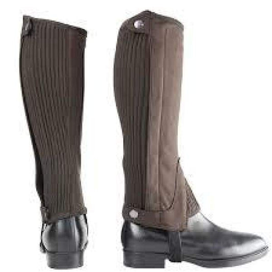 Boomerang Equestrian - Hy Amara Adult Half Chaps Brown