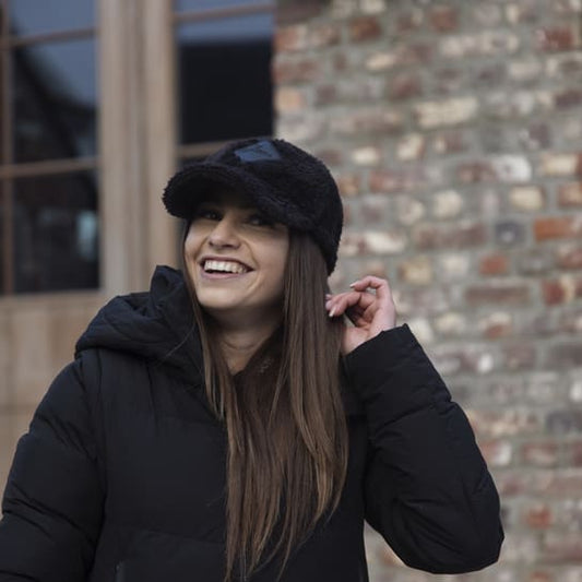 Boomerang Equestrian - Kentucky Teddy Fleece Baseball Cap Black