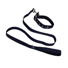  Kingsland Dog Collar & Leash Navy - Dog Collar & Lead