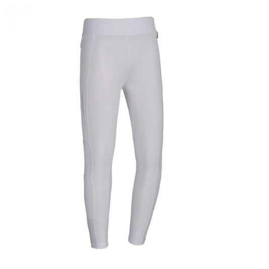 Boomerang Equestrian - Kingsland Girls Full Grip F-Tec2 Riding Tights Kemmie White