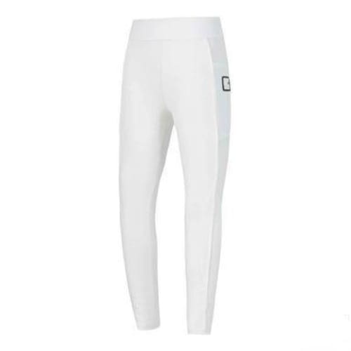 KL Girls F-Tec4 Full Grip Riding Tights Kacy White - Riding Tights