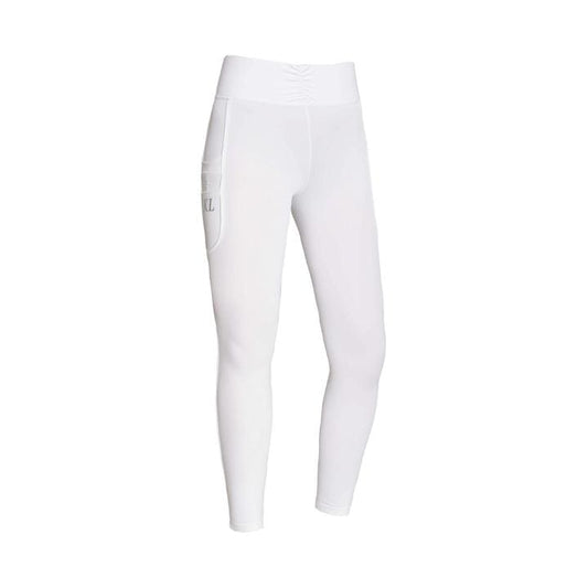 Boomerang Equestrian - KL Junior F-Tec2 Full Grip Riding Tights Kemmie White