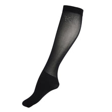  KL Show Socks With Crystals Adalena Black - BLACK / ONESIZE - Socks