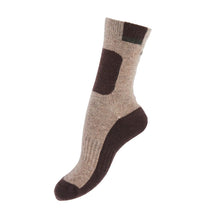  KL Unisex Wool Mix Sport Socks Story Brown Iron - Socks