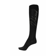  Pikeur Ladies Knee Socks With Rhinestone Logo Black - BLACK / 38/40 - Socks