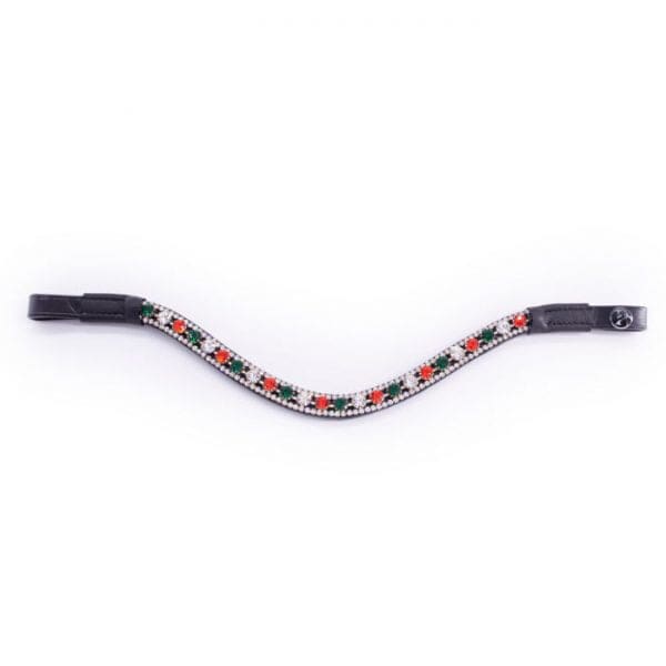 Boomerang Equestrian - Pimlico Irish Browband Black