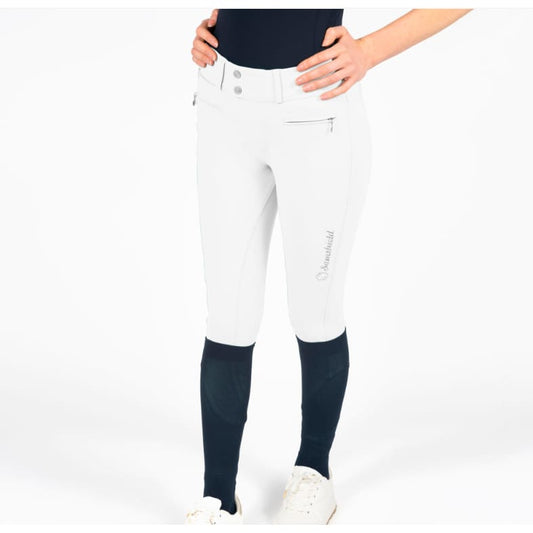 Boomerang Equestrian - Samshield Ladies Full Grip Breeches Clara High Waist White/Tone