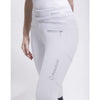 Samshield Ladies Full Seat Fleece Lined Riding Tights Alpha White - Riding Tight