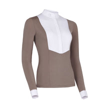  Samshield Ladies Long Sleeved Competition Shirt Sophia Taupe - Competition Shirt