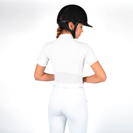 Samshield Ladies Short Sleeved Competition Shirt Elvira White - Apparel & Accessories
