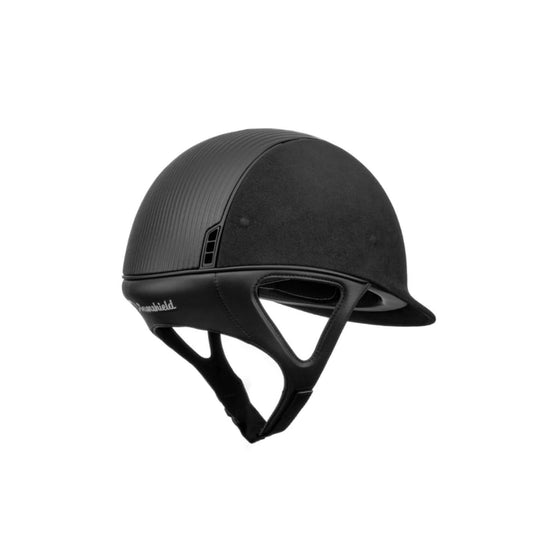 Samshield Limited Edition Matt Collection Premium Standard Helmet Black With Leather Top - L / BLACK - helmet
