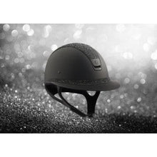  Samshield Miss Shield Shadowmatt Helmet Limited Edition Matt Collection Black Crystal Fine Medley Jet Hematite Top & Blazon and 5 Jet