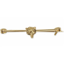  Shires Gold Plated Fox Head Stock Pin - Stock Pin