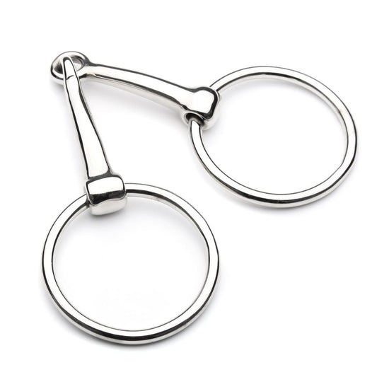 Boomerang Equestrian - Shires Hollow Mouth Loose Ring Jointed Snaffle