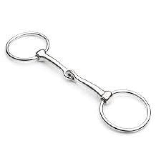 Boomerang Equestrian - Shires Jointed Mouth Loose Ring Snaffle
