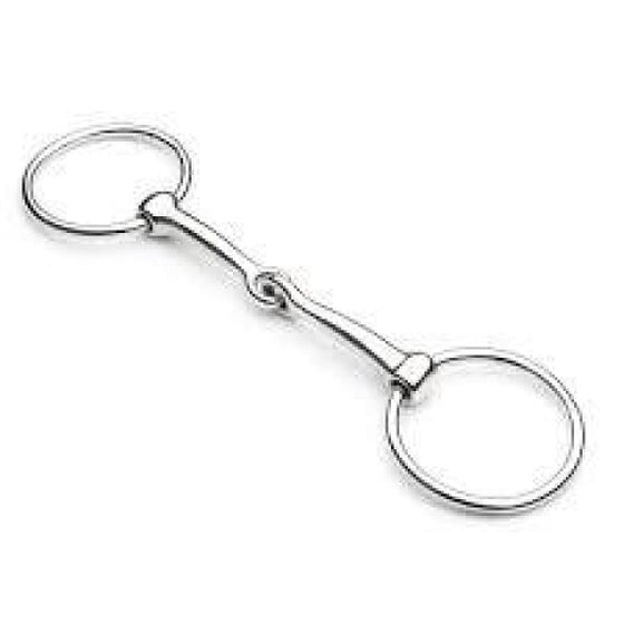 Shires Jointed Mouth Loose Ring Snaffle - Bit