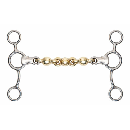 Boomerang Equestrian - Shires Tom Thumb Waterford with Brass Alloy Bit