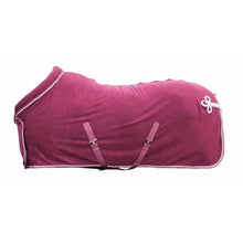  Show Cooler with Collar And Hip Ornament Dark Red - Show Rug