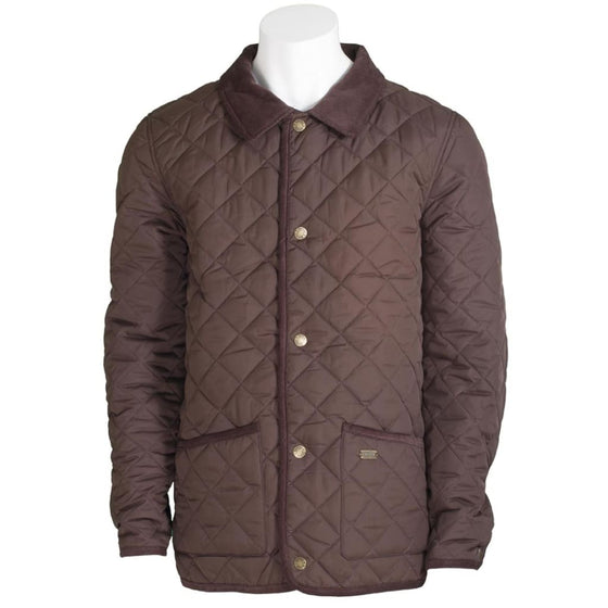 Toggi Kendal Men’s Classic Quilted Jacket Chocolate - Jacket