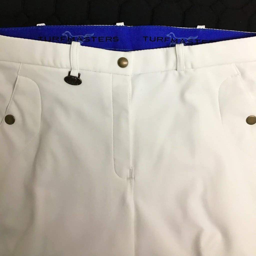 Boomerang Equestrian - Turfmasters Ladies Killeen Breeches White