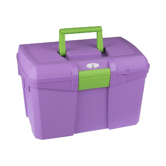 Boomerang Equestrian - Waldhausen Grooming Box Lilac/Green