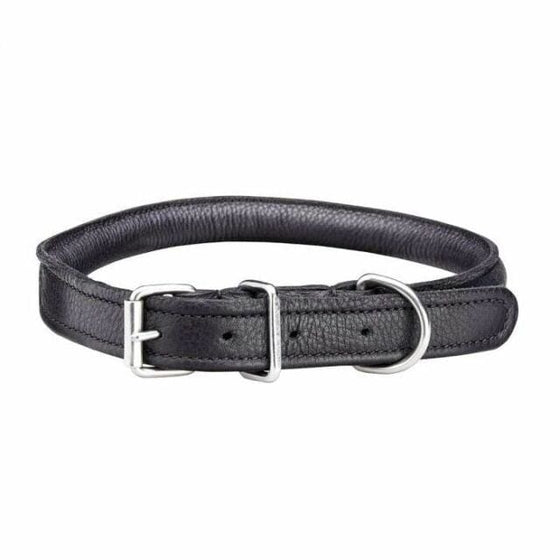 Woofmasta Rolled Leather Collar - Dog Collar